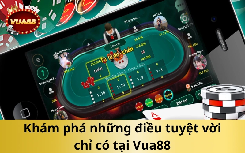 Khám phá những điều tuyệt vời chỉ có tại Vua88